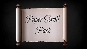 Paper Scroll Pack Template - 11892029 AEdownload.com