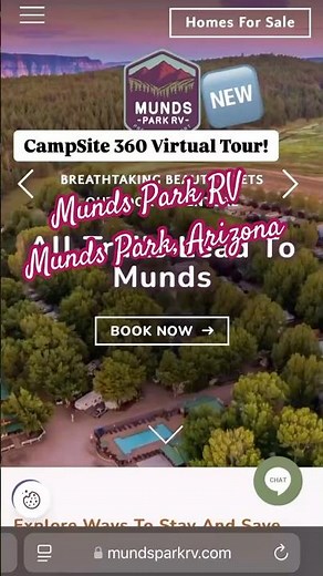 Munds Park RV has a #campsite360 virtual tour! Link in description. #virtualtour