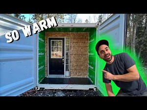 Insulating a Shipping Container with Foam Board to Make a Bunkie