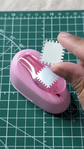 Mini stamp punch vs enlarged stamp punch #junkjournaling #scrapbooking