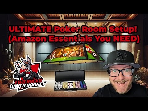 ULTIMATE Poker Room Setup! Amazon Essentials You NEED