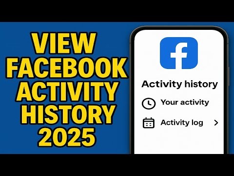 How To View Facebook Activity History (2025)