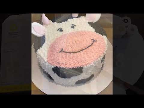 Cow cake tutorial