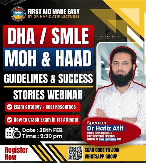 DHA / SMLE | MOH & HAAD Guidelines & Success Stories Webinar