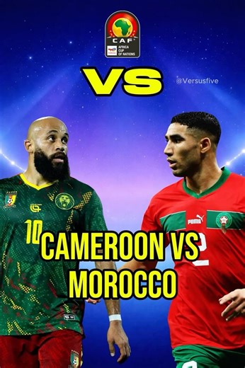 Who wins? Morocco or Cameroon AFCON battle☠️ #football #afcon #shorts #maroc #cameroun #can