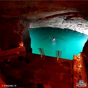 6K views · 289 reactions | This underground swimming pool in Sweden is amazing Credit: Kinging-It | Be There | Facebook