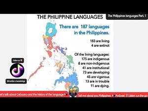 History of "CEBUANO"Language 🇵🇭Part-1 ●Tell me about you Philippines Podcast🎙