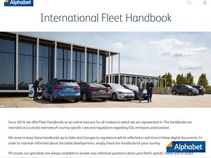 With Alphabet’s digital #FleetHandbook we keep you constantly updated regarding CO2 emissions, taxation rules and regulations as changes can be incorporated in real-time. Read more: https://bit.ly/31GHLWk | Alphabet