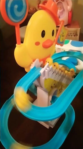 asmr climbing & sliding duckling #toys #viralshortvideo