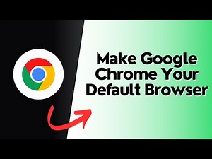 How to make Google Chrome your default Browser