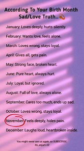 Sad Love Truth 💔 | Birth Month Reality 😌 | IT'S ANJUM