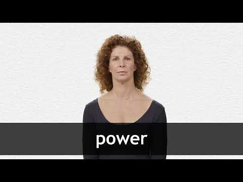 How to pronounce POWER in American English