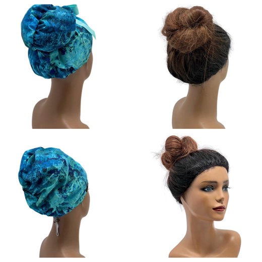 Emma High Bun Scrub Cap, Emma Scrub Cap, Ponytail Scrub Caps, Scrub Cap for Women, Surgical Cap, Nurse Scrub Cap, Bun Scrub Cap, - Etsy