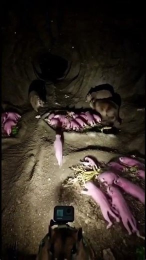 Pocket Gopher POV Inside a Hidden Underground Colony 🐾 | Micro Camera Wildlife #Shorts