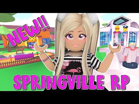 *NEW* 🚒 Playing SPRINGVILLE RP Roleplay Game for the FIRST TIME! 🚒Springville Roblox