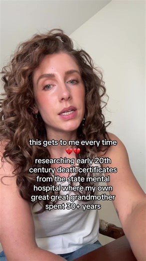 This will never not make me sad. Sometimes the only documentation people leave behind are birth, marriage and death certificates… and to see death certificates filled out like this gets me every time….it just makes me seem like her life was less significant when it absolutely wasn’t 💔 rest in peace Bridget #ancestry #genealogy #womenlostinhistory #historytok