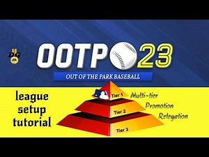 OOTP 23 Tutorial - Setting Up a Pro/Reg League