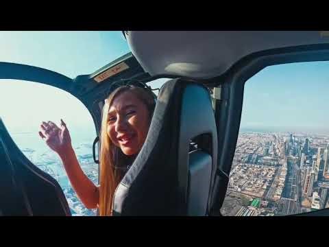 Helicopter Tour Dubai 🚁 | Fly Over Burj Khalifa & Palm with VooTours