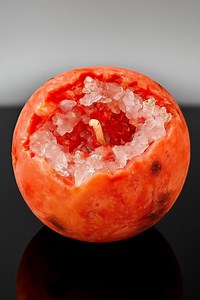 Crystal Geode Candle – Red Druzy Decorative Candle, Handmade Gift, Mixed Wax Blend, Unique Home Decor – Free U.S. Shipping - Etsy Canada
