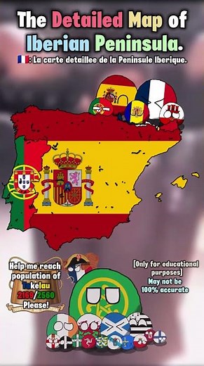 The detailed map of the Iberian Peninsula? #map #iberianpeninsula