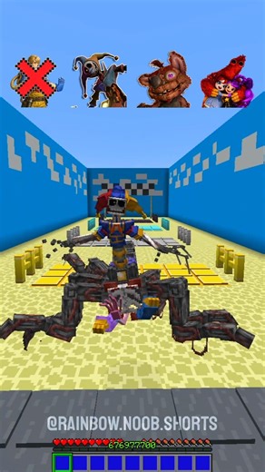 Poppy Playtime Chapter 5 Jump Challenge✨😱 P.1 #minecraft #poppyplaytime