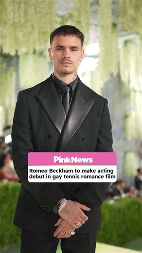 Romeo Beckham is set to make his acting debut in Forty Love, a gay tennis romance film that centres