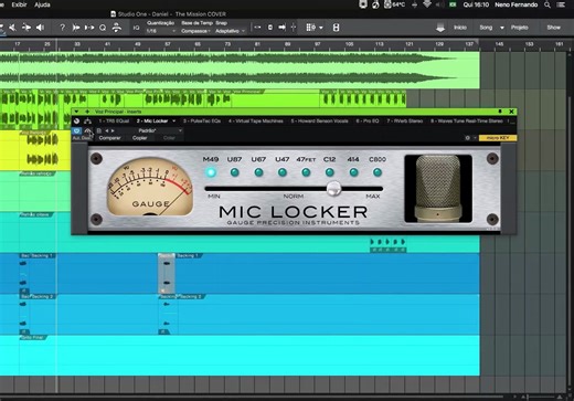 Gauge Precision Instruments MIC LOCKER 高端麦克风模拟效果器万元话筒染色经典型号插件人声演示