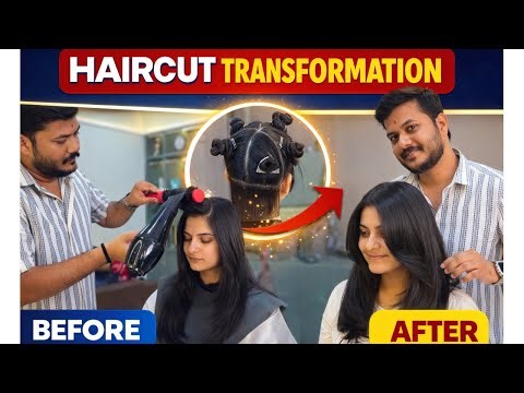 Simple Haircut Se Stunning Transformation 😍 | Layer Cut + Blow Dry Tutorial | Zeel Jotangiya