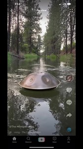 FLOATING UFO??? 🛸👽🛸 …………………………………………………………………………………………………………………………………………………………………………………………………………………………………………………… #handpan #forest #river #nature #naturesounds #handpanmusic #handpanplayer #music #musician #drummer #drums #drumming #beard #dreads #idaho #relax #relaxingmusic #summer #hippie #outdoors #idaho #UFO #ufosighting #aliens #water #underwatervideo | Ethereal in E