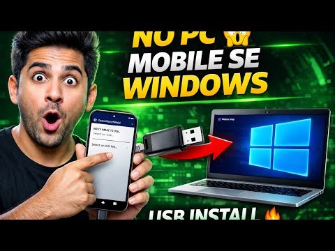 Android Se Bootable USB Banayein | Windows 10 Install/ “2026”, “Easy”, “Full Guide"