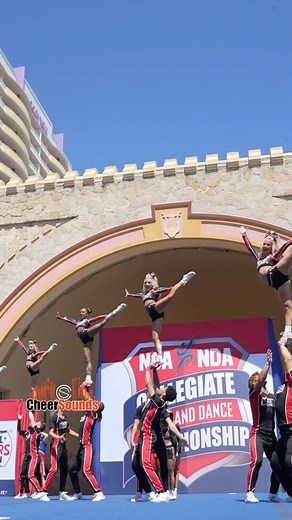 CheerSounds on Instagram: "#cheerleading #spotlights #navarro #ncacollegenationals #nationalchampions #daytona"