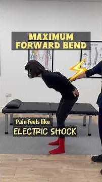 Electric shock ⚡️on 45° bend forward ￼. CLM bone setting fixed instantly ￼#bonesetting #chrisleong