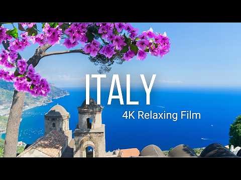 Discover Italy in 4K – Scenic Relaxation Views with Soothing Music 🇮🇹✨ (Italy Drone)