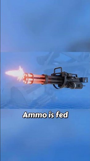 How the M134 Minigun Fires 6,000 Rounds per Minute!!! #how #HowItWorks #engineering
