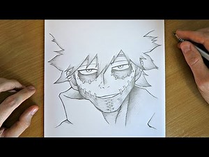 How To Draw Dabi | My Hero Academia | Quick Anime Drawing Tutorial | Step-By-Step ✍️