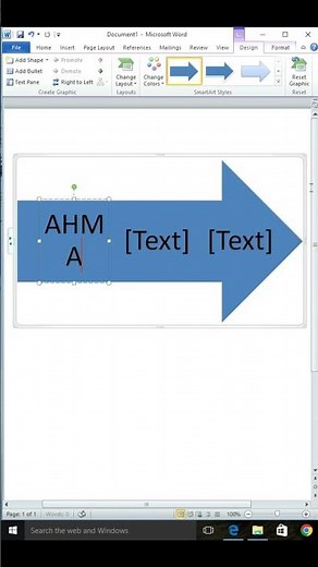 How to use smart art in MS word