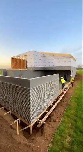 Watch Workers Build a Modern House from Scratch | Super Satisfying Timelapse