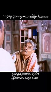 Kanhaiyalal's Excellent acting in Gunga Jumna 1961 movie directed by Nitin Bose co-starring Dilip Kumar, Vyjayanthimala, Nasir Khan, Anwar Hussain, Nazir Hussain, Azra *Clips restored, combined, edited, remastered & reel video created by me (Samim Asgor Ali) 🔥 When we talk about the birth of the angry young man in Indian cinema, it wasn’t the 70s—it was way back in 1961, when Dilip Kumar lived and breathed the role of Gunga in Gunga Jumna. 🎬 His eyes spoke fire, his voice carried raw pain, and