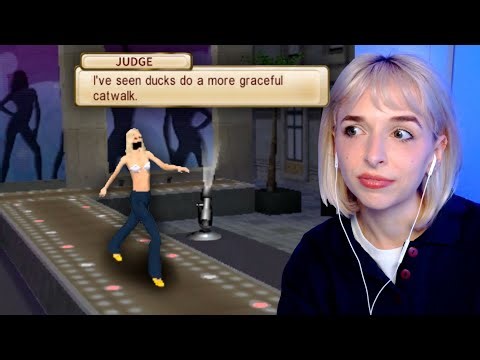 playing the america's next top model wii game from 2010