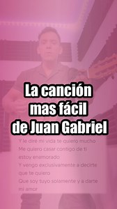 La canción más fácil de Juan Gabriel #guitarra #acordes #viral | Tutoriales de Guitarra Abraham Navarro