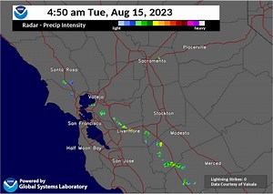 37 reactions | Radar this morning showing lightning activity and brief heavy showers as cells move in from the southeast! ⚡️ #Cawx | US National Weather Service Sacramento California | Facebook