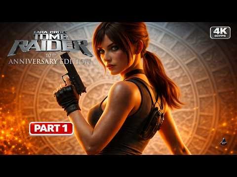 Tomb Raider Anniversary Full Game Walkthrough Part 1 [4K 60FPS No Commentary] PS5 Pro