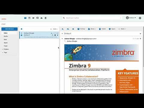 Zimbra 9's Modern UI Updates