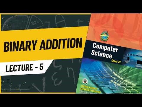 Binary Addition Rules Simplified | Data Representation | Class 11 Computer Science | Chapter 2