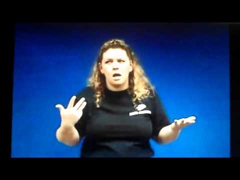 Practice voicing ASL video.