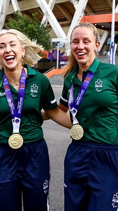 Nailed it 💅🏻 Just two World Champions doing the most for the perfect shot 😁 #TeamIreland | #NewDelhi2025 | Paralympics Ireland