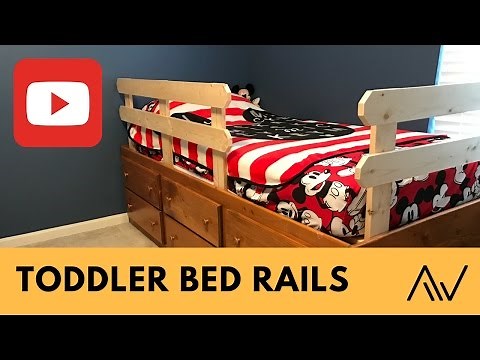 How to make Simple Toddler Bed Rails | Build