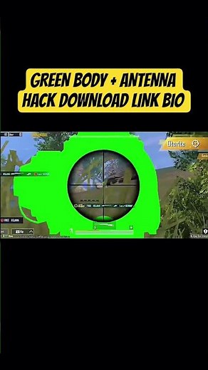 Green Body+ Antenna file download link bio #pubgmobile #bgmi