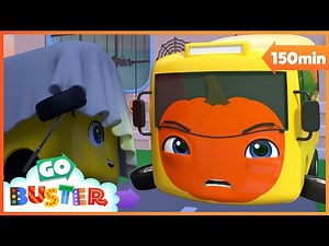 Spooky Pumpkin Adventure 🎃👻 Buster the Halloween Hero | Go Learn With Buster | Videos for Kids