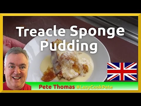 How to Make British Treacle Sponge Pudding - Oven-Bake Method